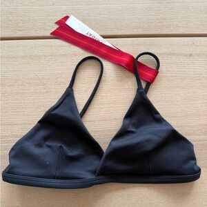 Left of Friday Black Swim Top